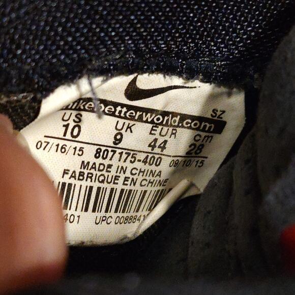 Nike Tennis Classic Ultra Christmas Sweater Sneakers Dark/Red Men's 10 807175-40 - Picture 12 of 12